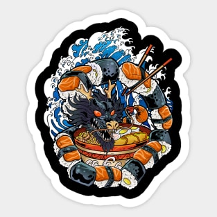 Ramen Dragon - Sushi and Noodle Fantasy Sticker